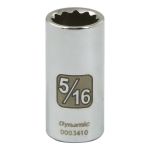 DYNAMIC D003410 PRISE STANDARD, IMPÉRIALE, 1/4 PO, DOUILLE HEXAGONALE 5/16 PO, 12 POINTS