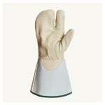 DELUXE LINEMAN 1 FGR MITT, 6IN REFLECTIVE CUFF, REMOVABLE LINER