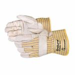 SUPERIOR GLOVE   GLOVES PRP GENL LTHR M GR COWHIDE LTHR