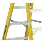 ESCABEAU FIBRE DE VERRE DOUBLE ACCES 6 PIEDS