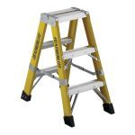 ESCABEAU DOUBLE ACCES 4 PIEDS