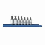 Gearwrench 80587 embout ensemble, métrique, 3/8 po prise, 7 pièces, Chrome poli