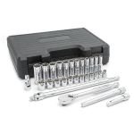 29 Pc. 3/8'' Drive 12 Point Standard + Deep Metric Mechanics Tool Set