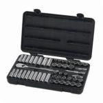 49 Pc. 1/2'' Drive 12 Point Standard + Deep SAE/Metric Mechanics Tool Set