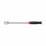 3/8'' Drive 90-Tooth Long Handle Dual Material Teardrop Ratchet 13''