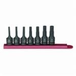 7 PC. 3/8'' DRIVE HEX BIT IMPACT SAE SOCKET SET