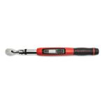 3/8'' Flex Head Electronic Torque Wrench with Angle 10-100 ft/lbs.