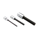 GRAY TOOLS DW8XL EXTRA LONG EMBOUT, IMPÉRIAL, 1/2 PO, 1/4 PO, 3.45 PO L FORET, ANSI B107.1