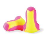 BOUCHONS D'OREILLES EN MOUSSE MULTICOLORES LASER LITE DE HOWARD LEIGHT, PAIRE - SAC EN POLY (BOITE DE 200 PAA)