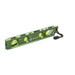 Greenlee L107 Electricians Torpedo Level, 8-1/2 in L, 4 Vials, Aluminum Alloy, 0/30/45/90 deg Vial Position