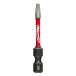 EMBOUT DE VISSEUSE SHOCKWAVE, CARRÉE, DIMENSION DE L'EMBOUT, #1, LONGUEUR HORS TOUT, 2"