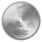 LAMES DE SCIE CIRCULAIRE POUR METAL, DIAMÈTRE, 14", DIMENSION DE L'ARBRE, 1", NOMBRE DE DENTS, 90