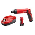 ENSEMBLE TOURNEVIS HEXAGONAUX M4, 4 V, DIMENSION DU MANDRIN, 1/4",