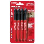 MARQUEUR INKZALL, NOIR,  POINTE FINE