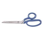 KLEIN TOOLS 208LR-BLU-P Ciseaux coudés avec grand anneau, revêtement bleu, 23,2 cm