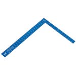 ÉQUERRE EN ACIER DE 16 PO X 24 PO TRUE BLUE GRADUATION GRAVÉ AU LASER