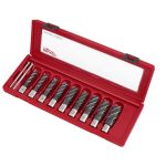 ENSEMBLE DE COUTEAUX ANNULAIRES, NBRE DE MORCEAUX, 9, MATÉRIAU, ACIER RAPIDE