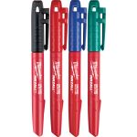 MARQUEURS DE COULEUR À POINTE FINE (PACK DE 4)