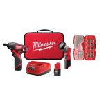 ENSEMBLE D’ACCESSOIRES POUR TOURNEVIS AVEC LAMPE DE TRAVAIL, 12 V