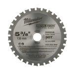 LAME DE SCIE CIRCULAIRE POUR METAUX, DIAMÈTRE, 5-3/8", NOMBRE DE DENTS, 30