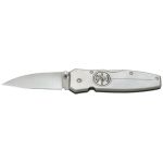 KLEIN TOOLS 44000 Couteau léger, lame à pointe tombante de 5,7 cm