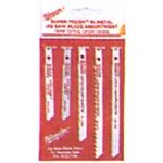 ASSORTIMENT DE LAMES DE SCIE SAUTEUSE 5 PCE