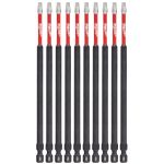 EMBOUT CARRÉ CREUX #2 X 6" SHOCKWAVE 10PK