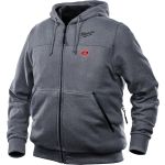 ENSEMBLE DE GILET HOODIE CHAUFFANT ET M (GRIS)