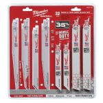 ENSEMBLE DE LAMES HACKZALL, 32 PCE, POUR BOIS ET METAL