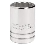 DOUILLE CHROMEE PR.1/2" 32MM 12PT