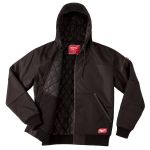 BLOUSON AVEC CAPUCHON GRIDIRON, POLYESTER, TAILLE, MOYEN, COULEUR, NOIR, NOIR