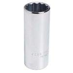 DOUILLE LONGUE CHROMEE PR.3/8" 13/16"12PT