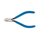 KLEIN TOOLS D257-4C Pince à coupe diagonale de 10,8 cm pour l"électronique, bec effilé, à ressort