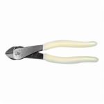 KLEIN TOOLS D248-8-GLW Pince à coupe diagonale haute visibilité à tête inclinée de 20,5 cm