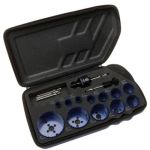 ELECTRICIAN'S 9 PC HOLE SAW KIT