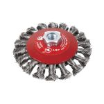 BROSSE CONIQUE A MECHES TORSADEE 5 " X 5/8 " 11 NC HAUT REN MENT