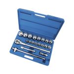 JEU DE DOUILLE 21 PCS SAE DR 3/4 " 12 PTS