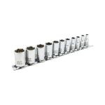 JEU DE DOUILLE 11 PCS DR 1/4 " 6 PTS