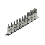 JEU DE DOUILLE 10 PCS SAE A EMBOUTS HEXAGONAUX DR 3/8 " ET 1/2 "