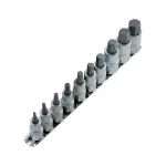 JEU DE DOUILLE 10 PCS METRIQUES A EMBOUTS HEXAGONAUX DR 3/8 " ET 1/2 "