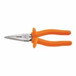 KLEIN TOOLS D203-8N-INS Pinces à coupe latérale à bec long isolées avec dénudage