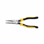KLEIN TOOLS J206-8C Pince universelle à bec effilé et à ressort pour coupe et dénudage de 21,9 cm