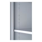ARMOIRES A COMBINAISON A PORTES CREUSES, 38" LA X 24" P X 72" H, GRIS