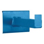 SUPPORT CROCHET CARRÉ 6'' POUR PANNEAU A FENTES  6 po
