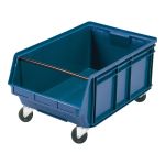 BAC GEANT EMPILABLE ET MOBILE, 11-7/8" HA X 18-3/8" LA X 29" P, CAPACITE DE 150 LB, BLEU