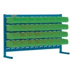 RAYONNAGE A PERSIENNE AVEC BACS, 32 BACS, 36" LA X 8-1/4" P X 22" H