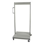 SERVANTE MOBILE DE BACS A PLATEAUX INCLINABLES - CHARIOT SEULEMENT, A DEUX COTES, 26-1/4" LA X 22" P X 57-1/2" H