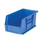 BAC BLEU EN PLASTIQUE EMPILABLE & À SUSPENDRE - 5 1/2'' LA X 5'' H X 10 7/8'' P