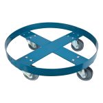 CHARIOT À BARIL ROND AVEC ROULETTES 1500 LBS