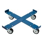 CHARIOT POUR BARIL, ACIER, CAPACITEE 1500 LB, DIAMETRE 24", ROUE EN POLYURETHANE